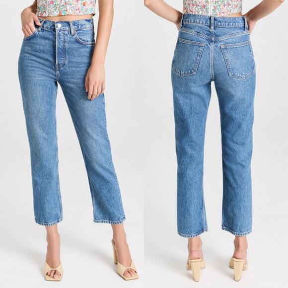 Reformation Jeans Cynthia High Rise Straight Leg Jeans Size 26 in Colorado - Picture 1 of 6